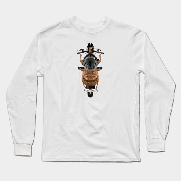 Weevil Knievel Long Sleeve T-Shirt by Dominyknax